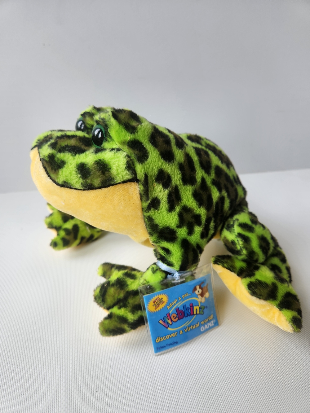 Webkinz Bullfrog Plush With Code Tag Stuffed Animal HM114